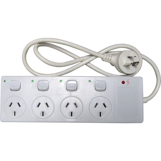 SCA Powerboard w / Switches - 4 Outlet, , scanz_hi-res