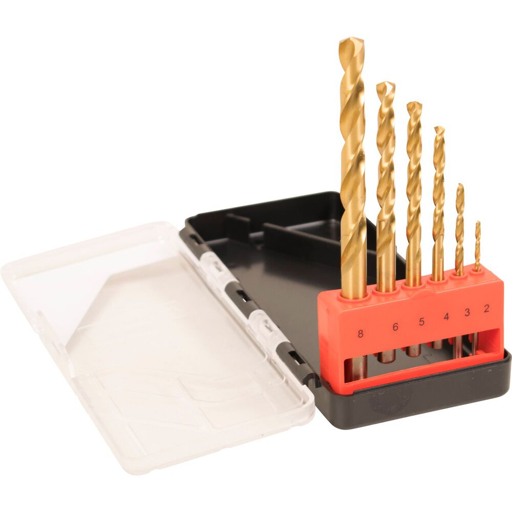 ToolPRO Tin Coated Drill Bit Set 6 Piece Supercheap Auto New Zealand