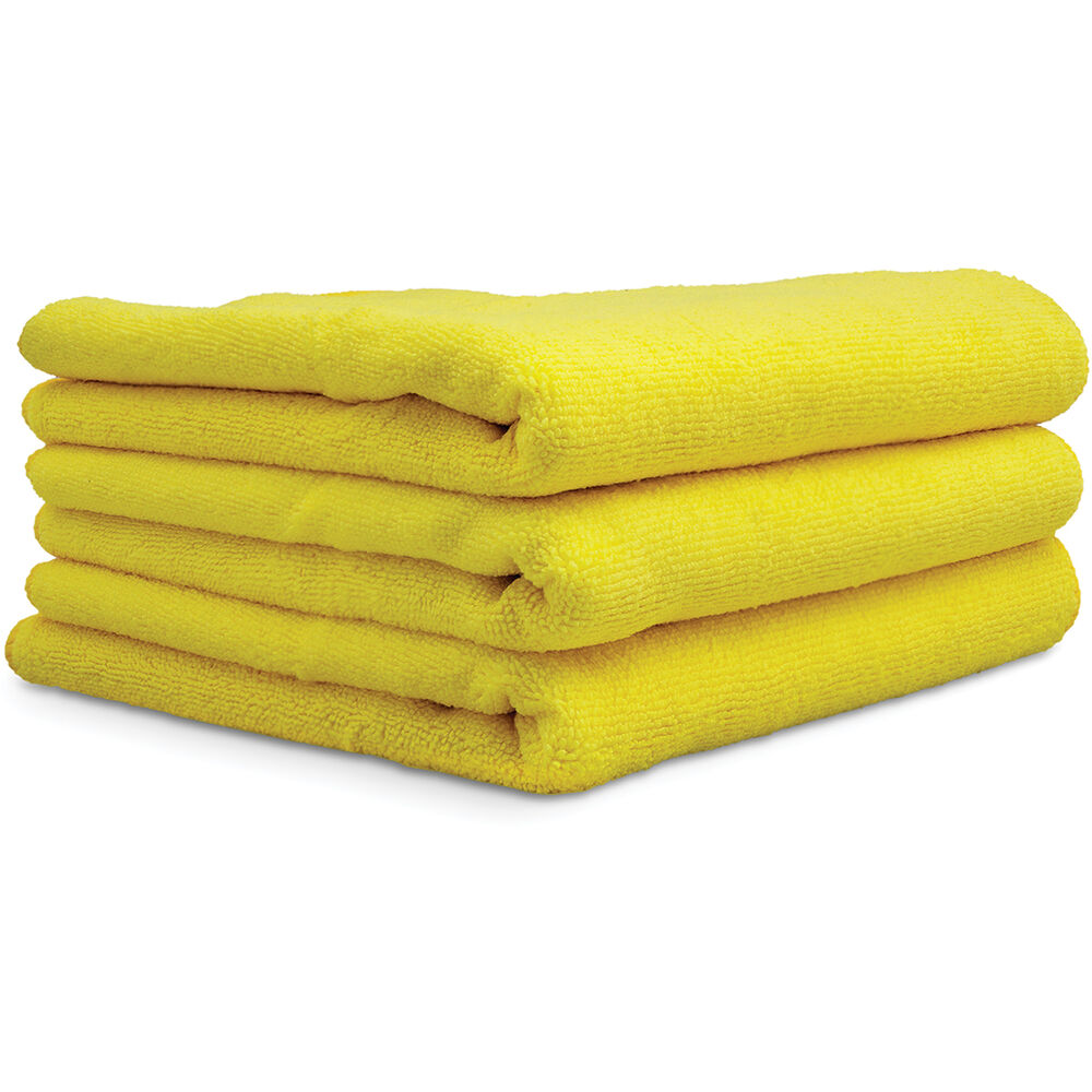 Chemical Guys Workhorse Towel Yellow 3 Pack