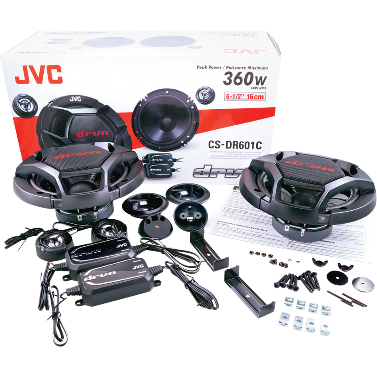 JVC 6.5 Inch Component Speaker Set CS-DR601C, , scanz_hi-res