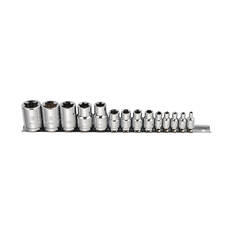 ToolPRO Socket Rail Set 1/4, 3/8 & 1/2" Drive E-Torx 14 Piece, , scanz_hi-res