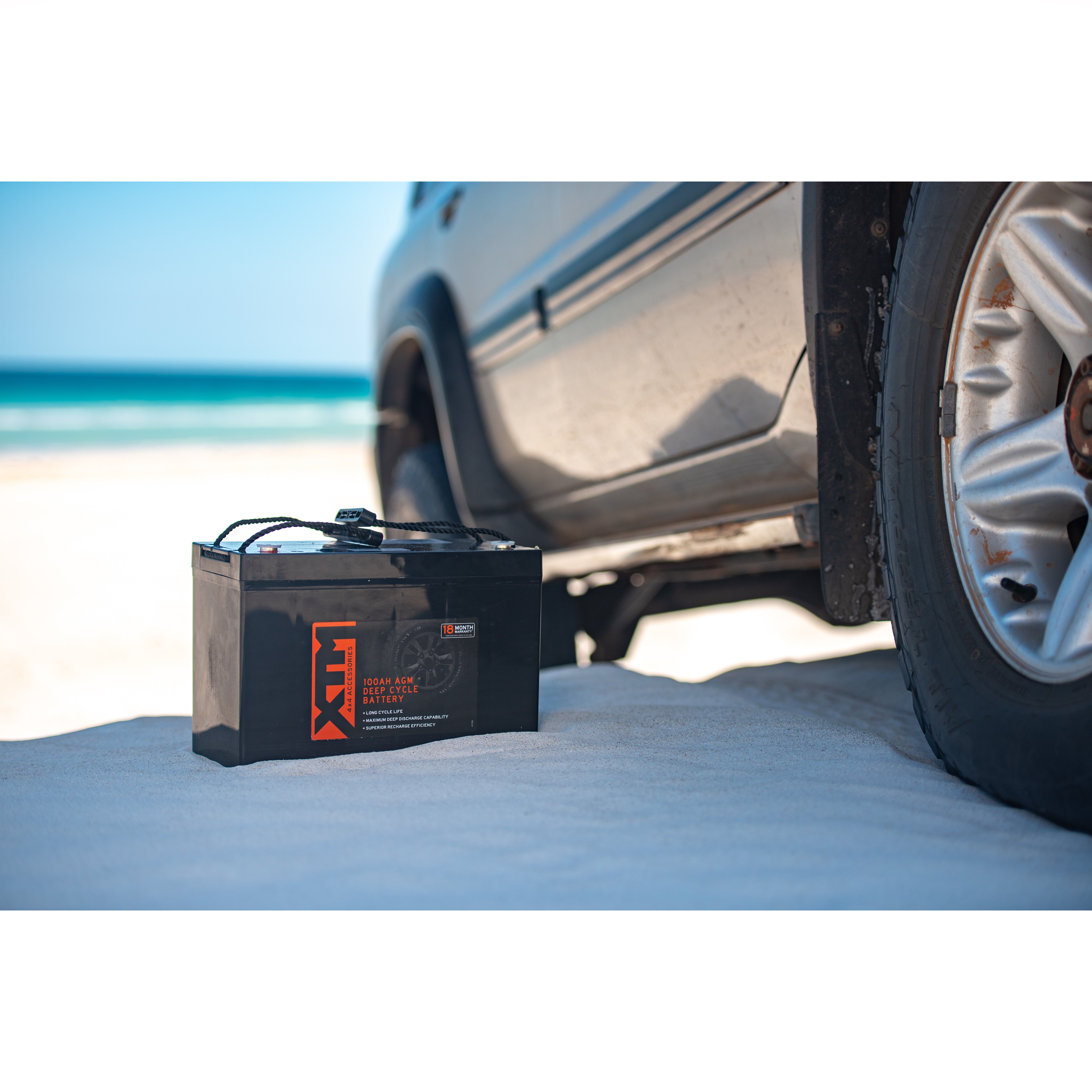 XTM Deep Cycle AGM Battery DC12-100AGM, , scanz_hi-res