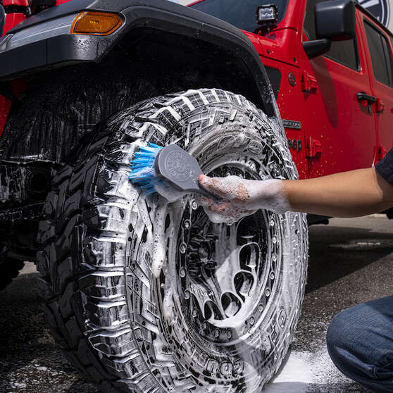 Chemical Guys Big Blue Stiffy Heavy Duty Tyre Brush, , scanz_hi-res