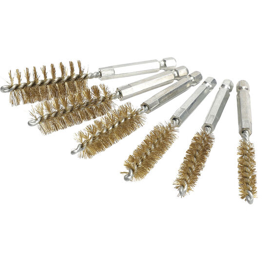 ToolPRO Tube With Hex Shaft Brush Set - 6 Piece, , scanz_hi-res