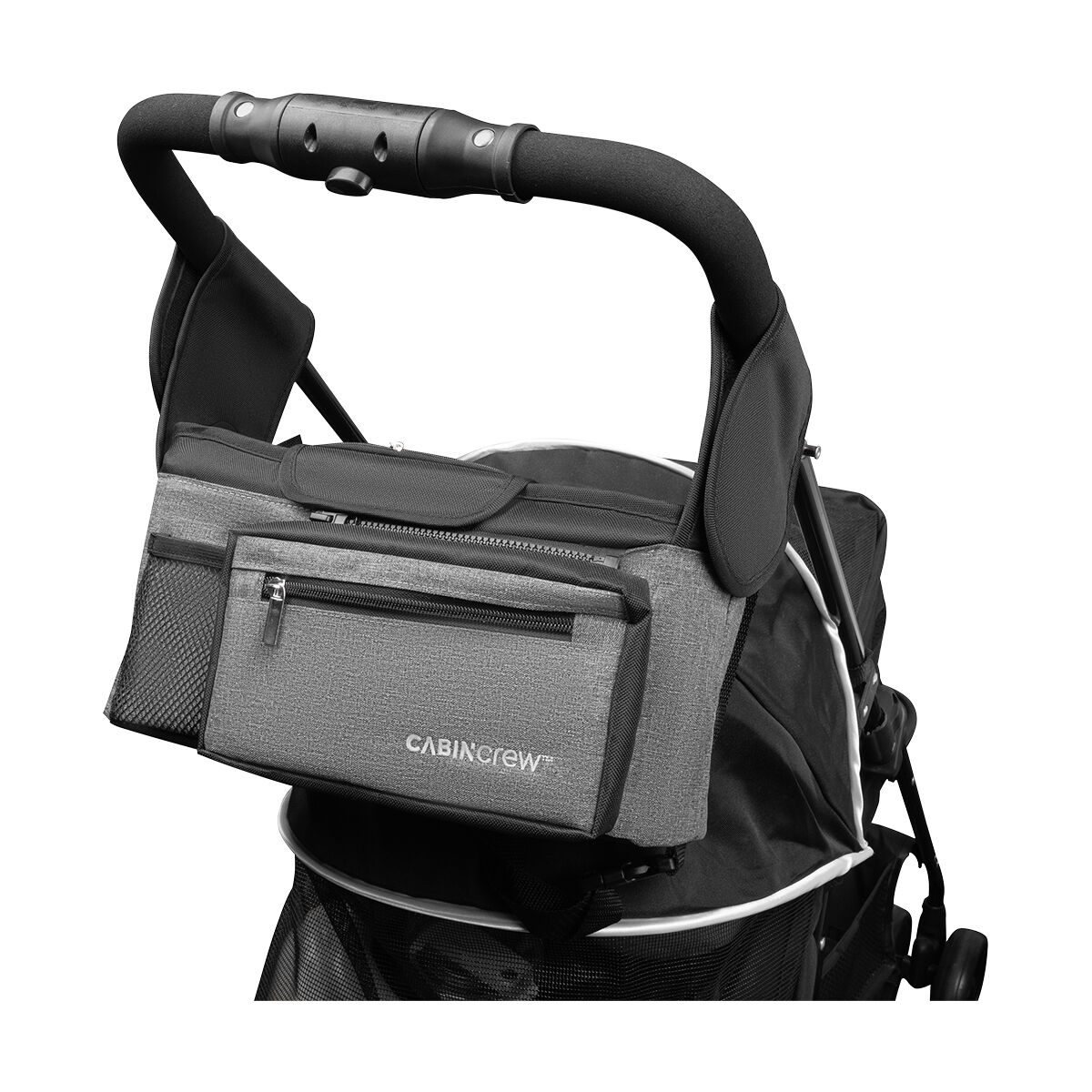 Cabin Crew Kids Repreve Stroller Organiser Black/Grey, , scanz_hi-res