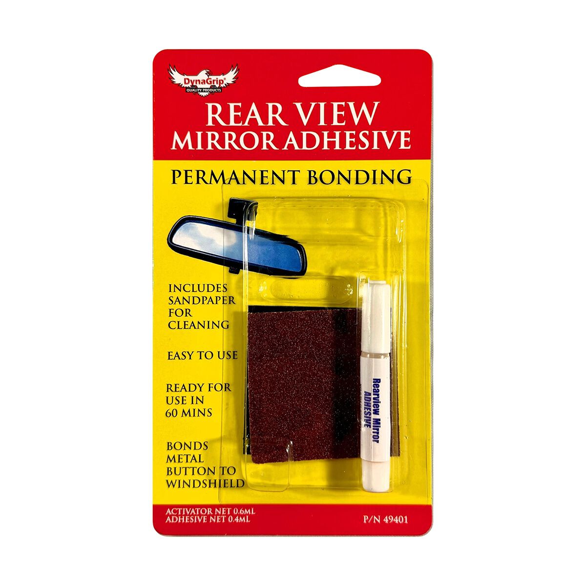 DynaGrip Rear View Mirror Adhesive - 0.9mL, , scanz_hi-res