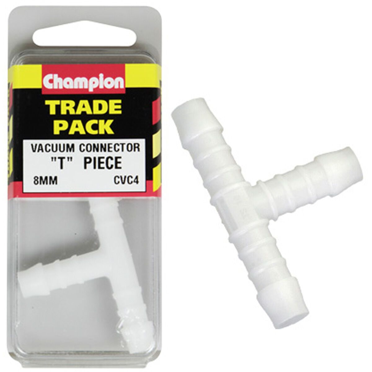 Champion Trade Pack T Piece CVC4, 8mm, , scanz_hi-res