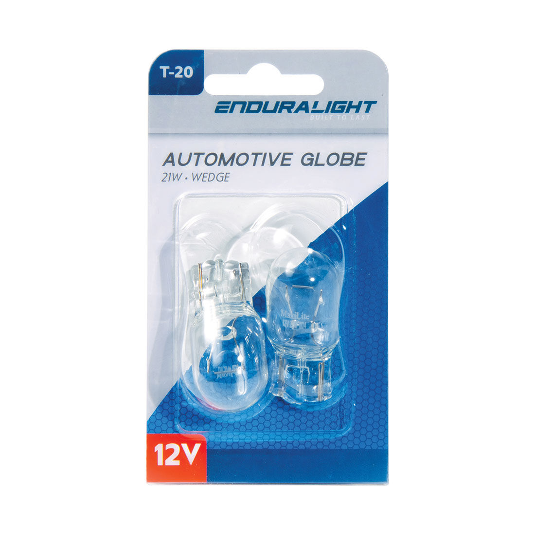ENDURALIGHT Automotive Globes - Wedge 12V, 21W, T-20, , scanz_hi-res