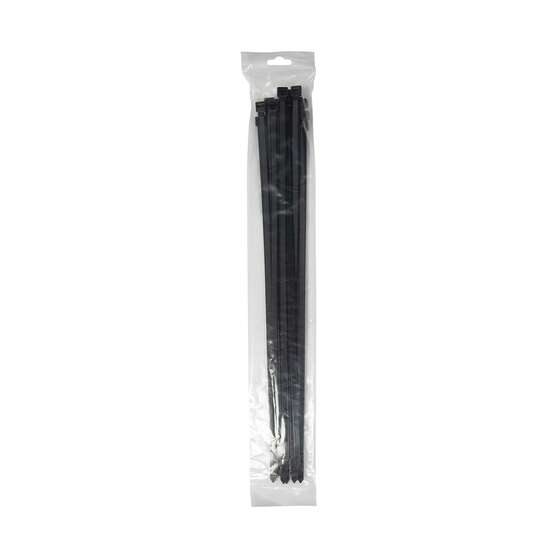 SCA Cable Ties 9.0mm X 530mm, Pack of 25, Black, , scanz_hi-res
