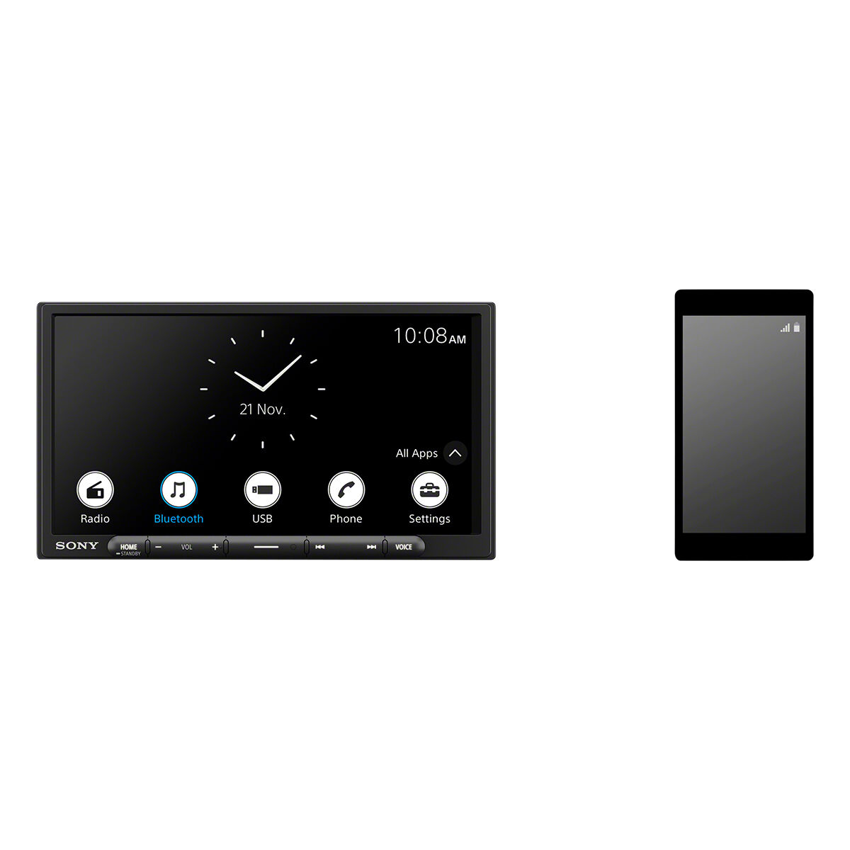 Sony XAV-AX4000 Double DIN Wireless Apple CarPlay & Android&trade; Auto Head Unit, , scanz_hi-res