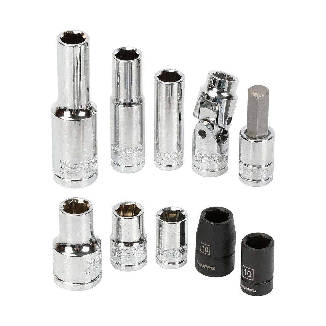ToolPRO 10mm Essentials Socket Set 10 Piece, , scanz_hi-res