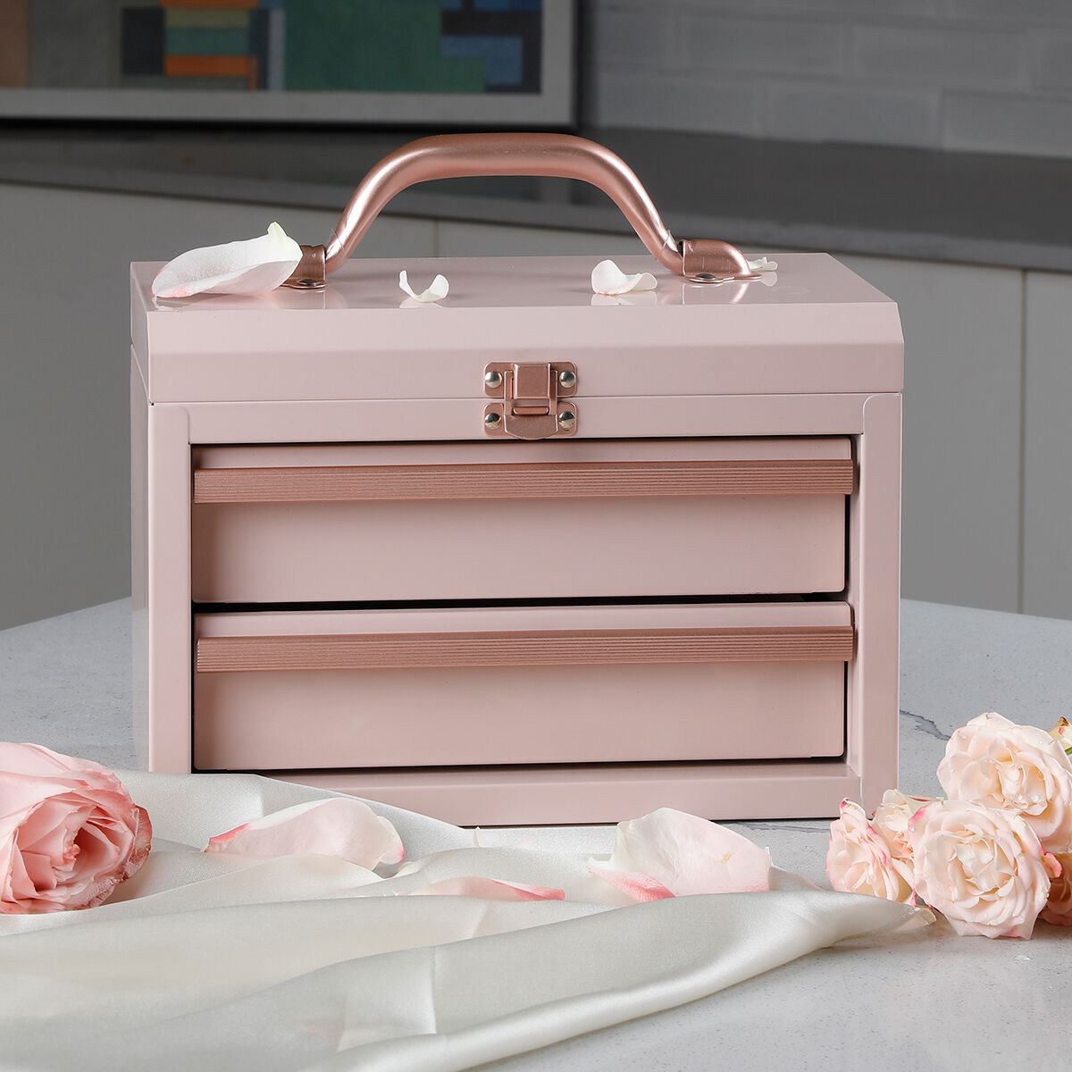 Toolpro Mini Tool Chest Soft Pink, , scanz_hi-res