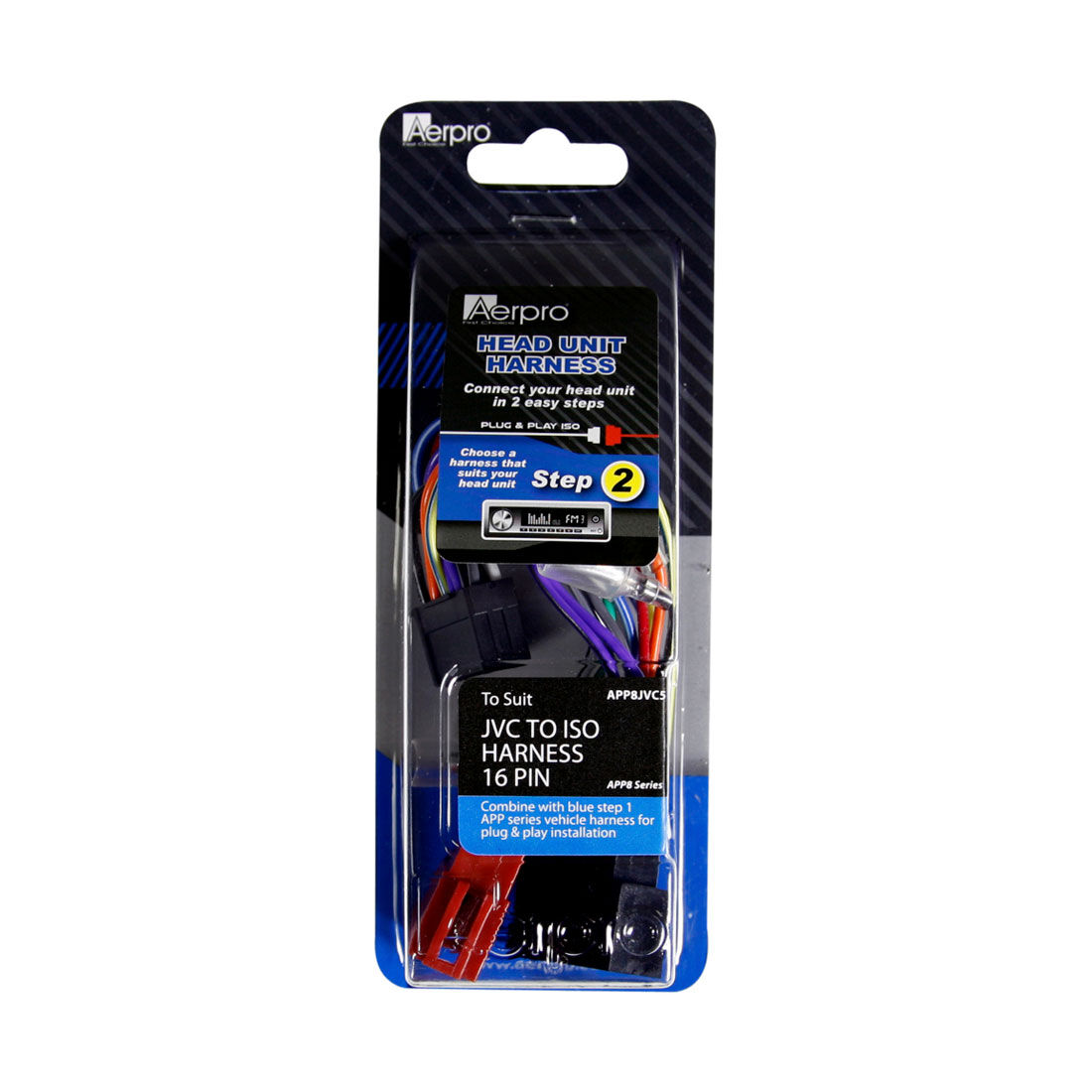 Aerpro APP8JVC5 Head Unit Specific Wiring Harness, , scanz_hi-res