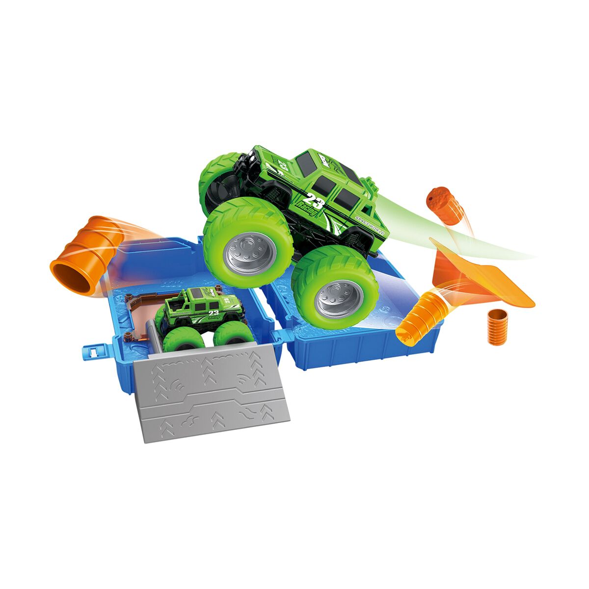 Freestyle Ramp Sports Playset Green, , scanz_hi-res