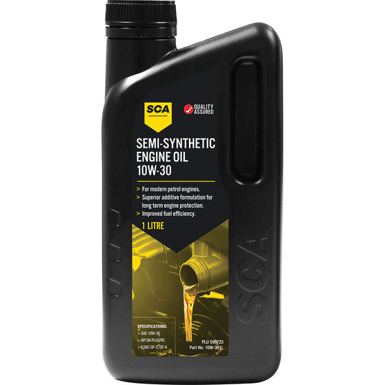 SCA Semi Synthetic Engine Oil 10W-30 1 Litre, , scanz_hi-res