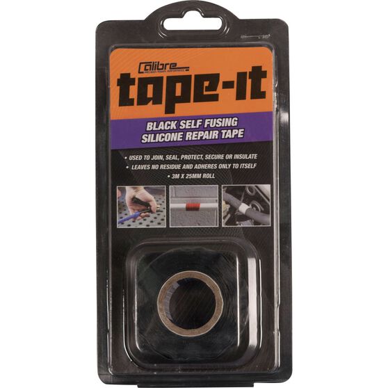 Calibre Tape It Self Fusing Silicone Tape Black 3m X 25mm Supercheap Auto New Zealand