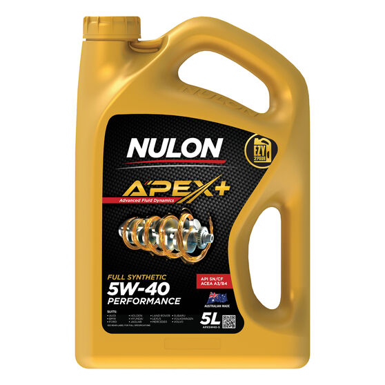 Nulon APEX+ 5W-40 Performance Engine Oil  5 Litre, , scanz_hi-res