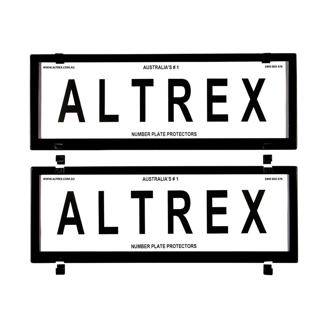 Altrex Number Plate Protector - 6 Figure Standard Clear NZ6CNL, , scanz_hi-res