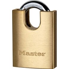Master Lock Padlock - Shrouded Brass, 40mm, , scanz_hi-res