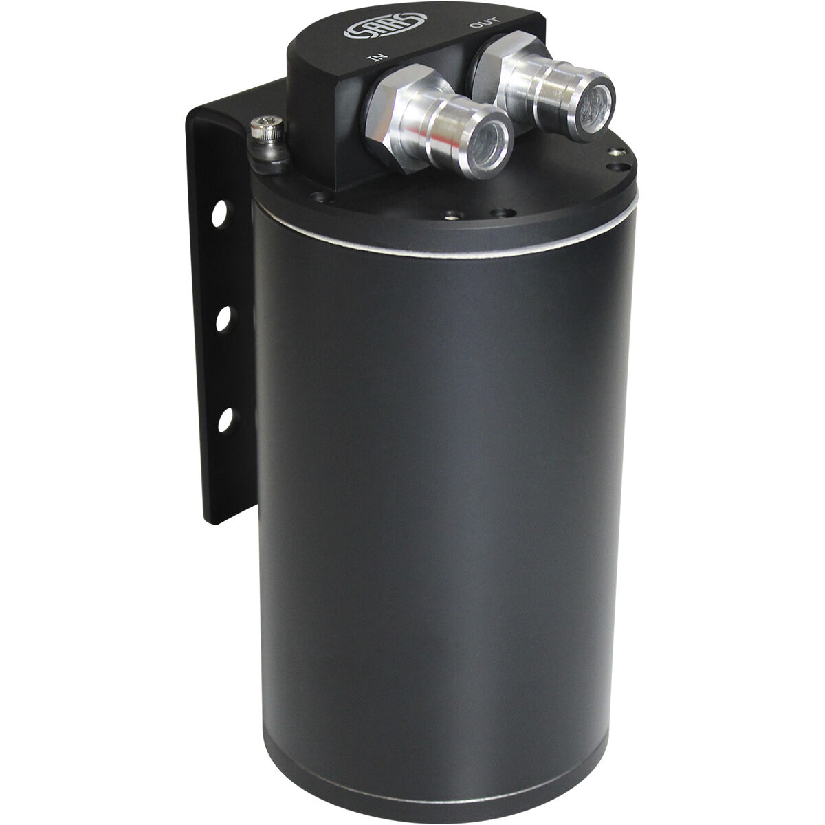 SAAS Baffled Oil Catch Can, Black Billet - ST1003, , scanz_hi-res