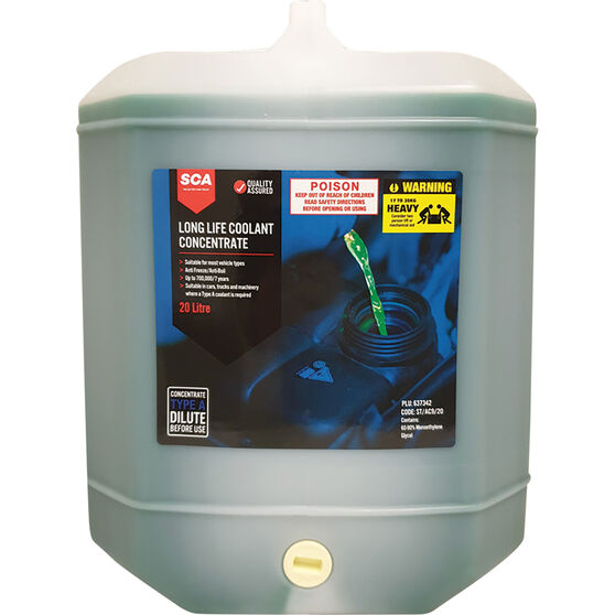 SCA Organic Coolant Concentrate Green 20 Litre, , scanz_hi-res