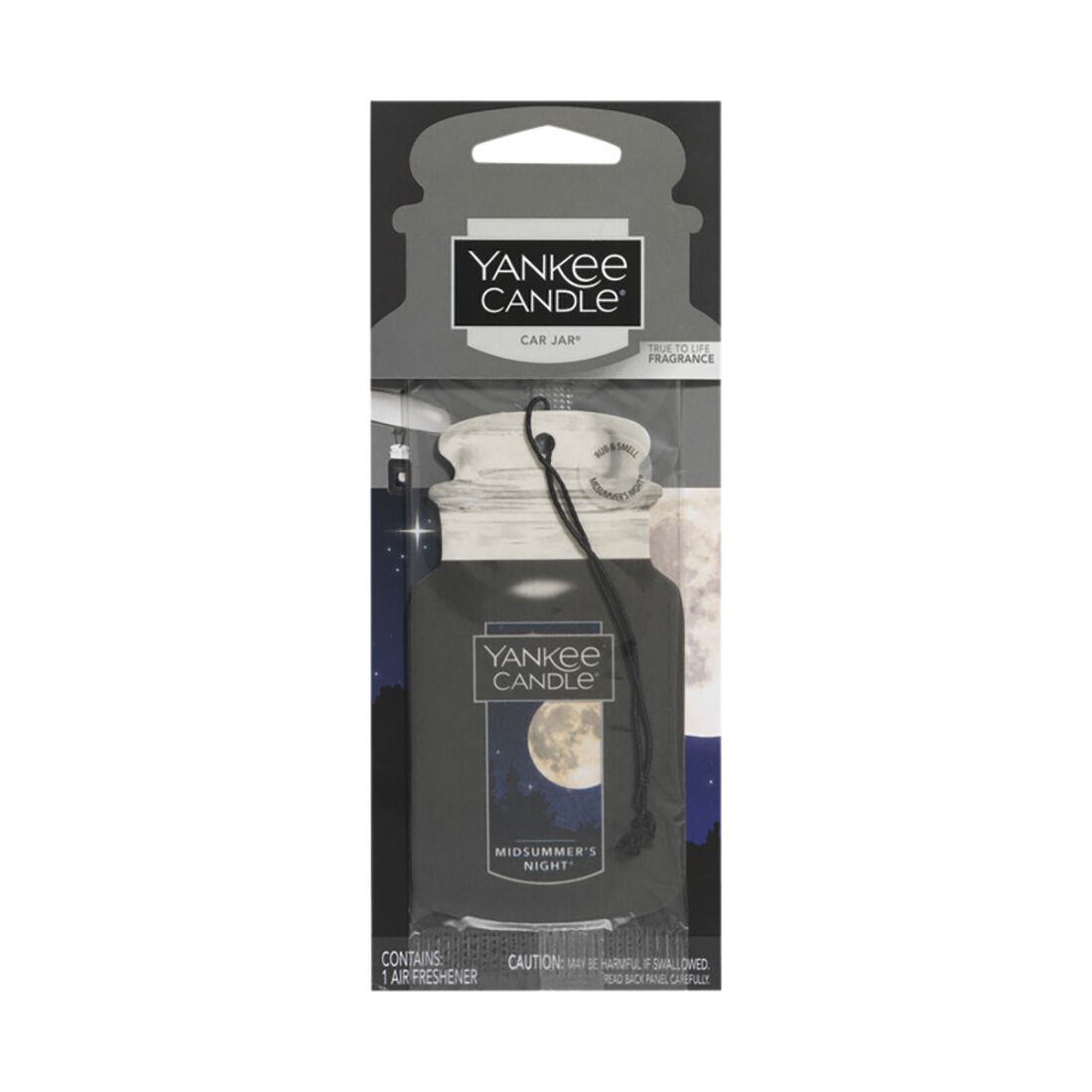 Yankee Candle Car Jar Air Freshener - MidSummer's Night 1 Pack, , scanz_hi-res