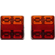 Trailer Lamp LED 12V Square 2 Pack, , scanz_hi-res