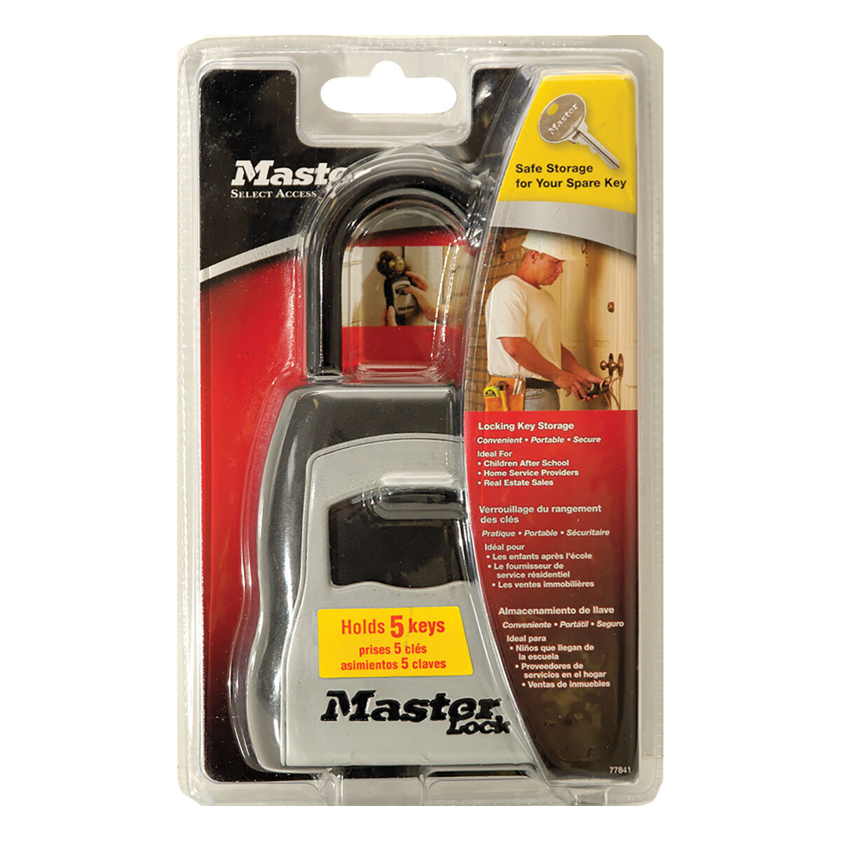 Master Lock Key Safe Portable 83mm, , scanz_hi-res