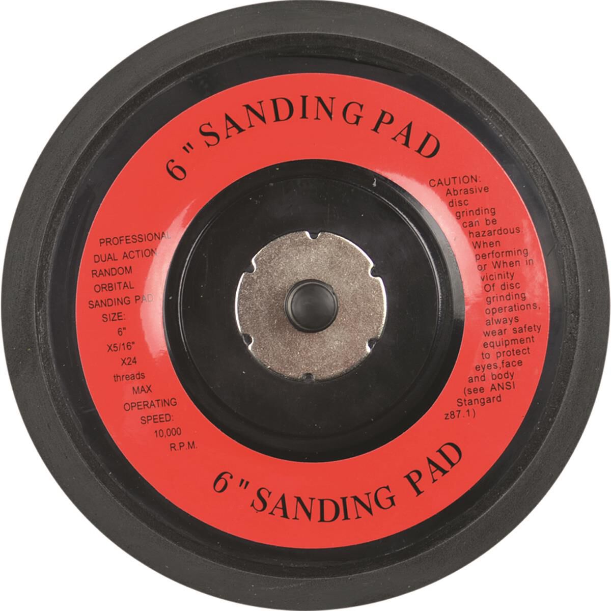 Blackridge Air Sanding Pad 6 Inch 150mm Supercheap Auto New Zealand