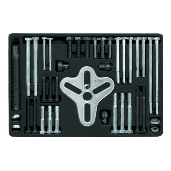 Toledo Harmonic Balancer Puller Set 46 Piece, , scanz_hi-res