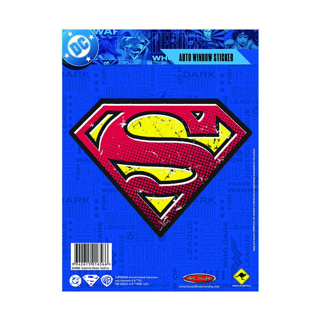 Sticker Superman Emblem, , scanz_hi-res