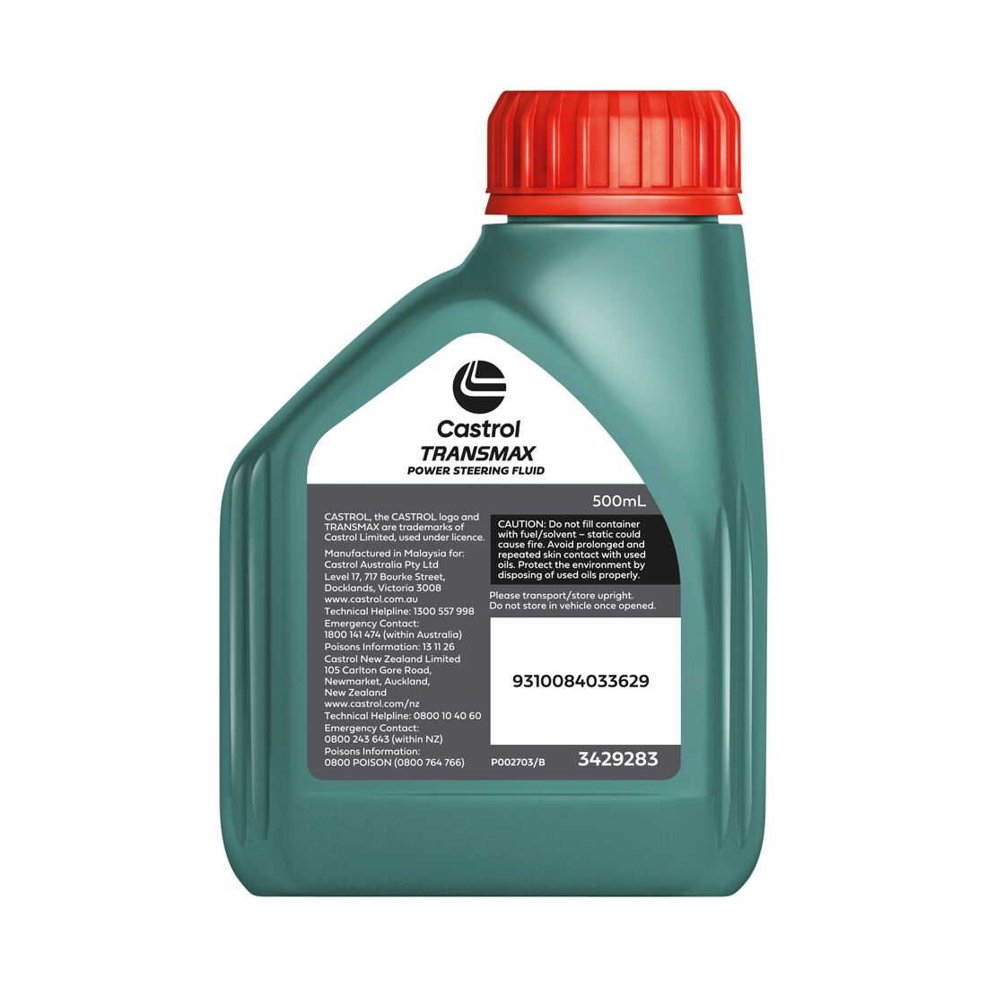 Castrol TRANSMAX Power Steering Fluid 500mL, , scanz_hi-res