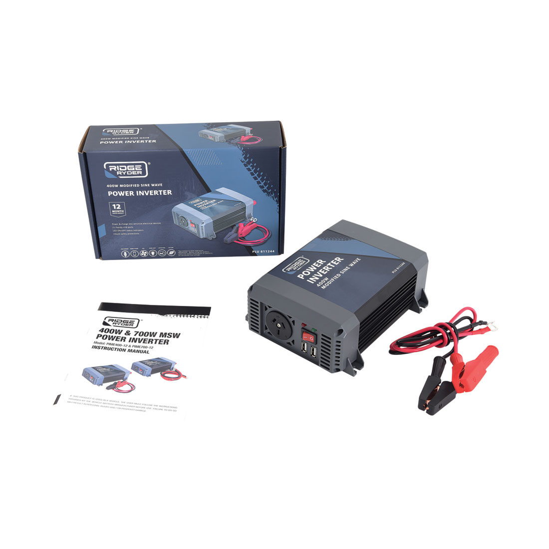 Ridge Ryder Modified Sine Wave Power Inverter 400W, , scanz_hi-res