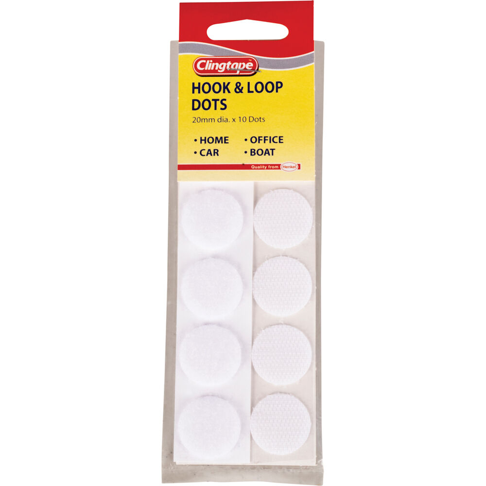 Hook & Loop Dots, 20mm Supercheap Auto New Zealand