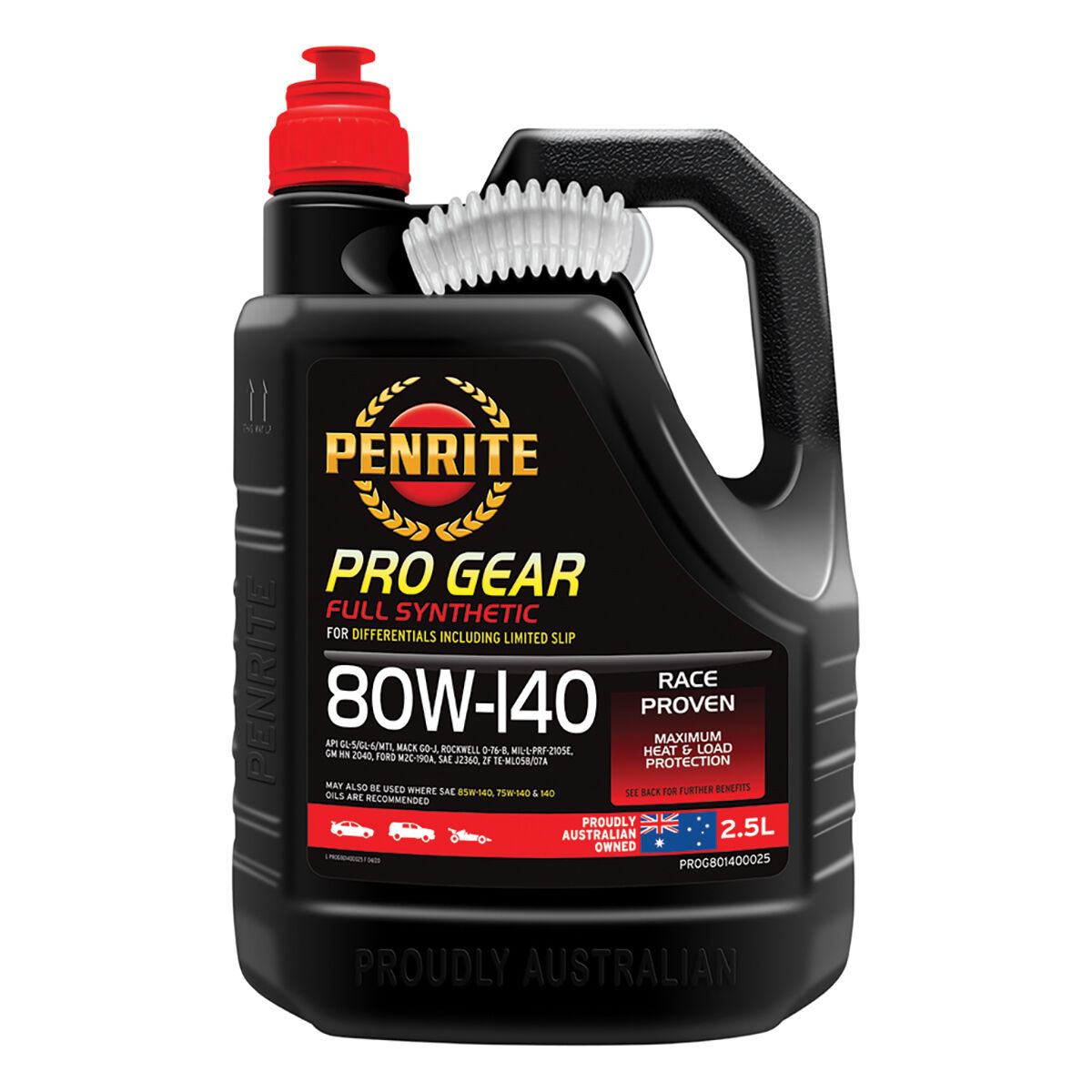 Penrite Pro Gear Oil - 80W-140, 2.5 Litre | Supercheap Auto