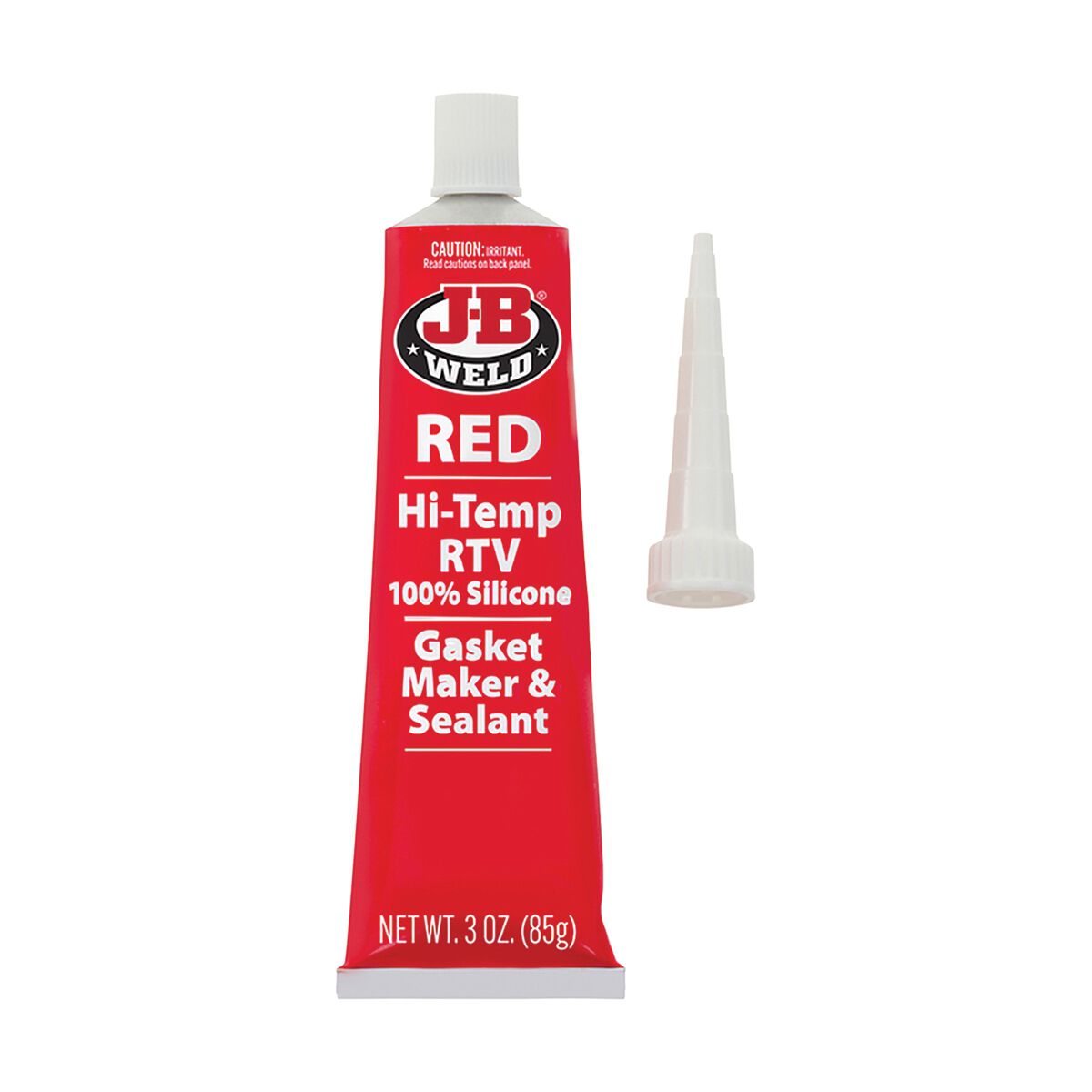 JB Weld Red Hi-Temp RTV Gasket Maker and Sealant 85g, , scanz_hi-res