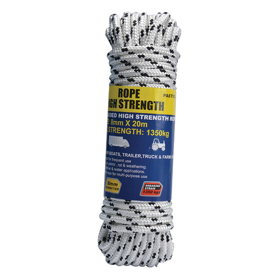 Gripwell Polyester High Strength Rope 8mm x 20m, , scanz_hi-res
