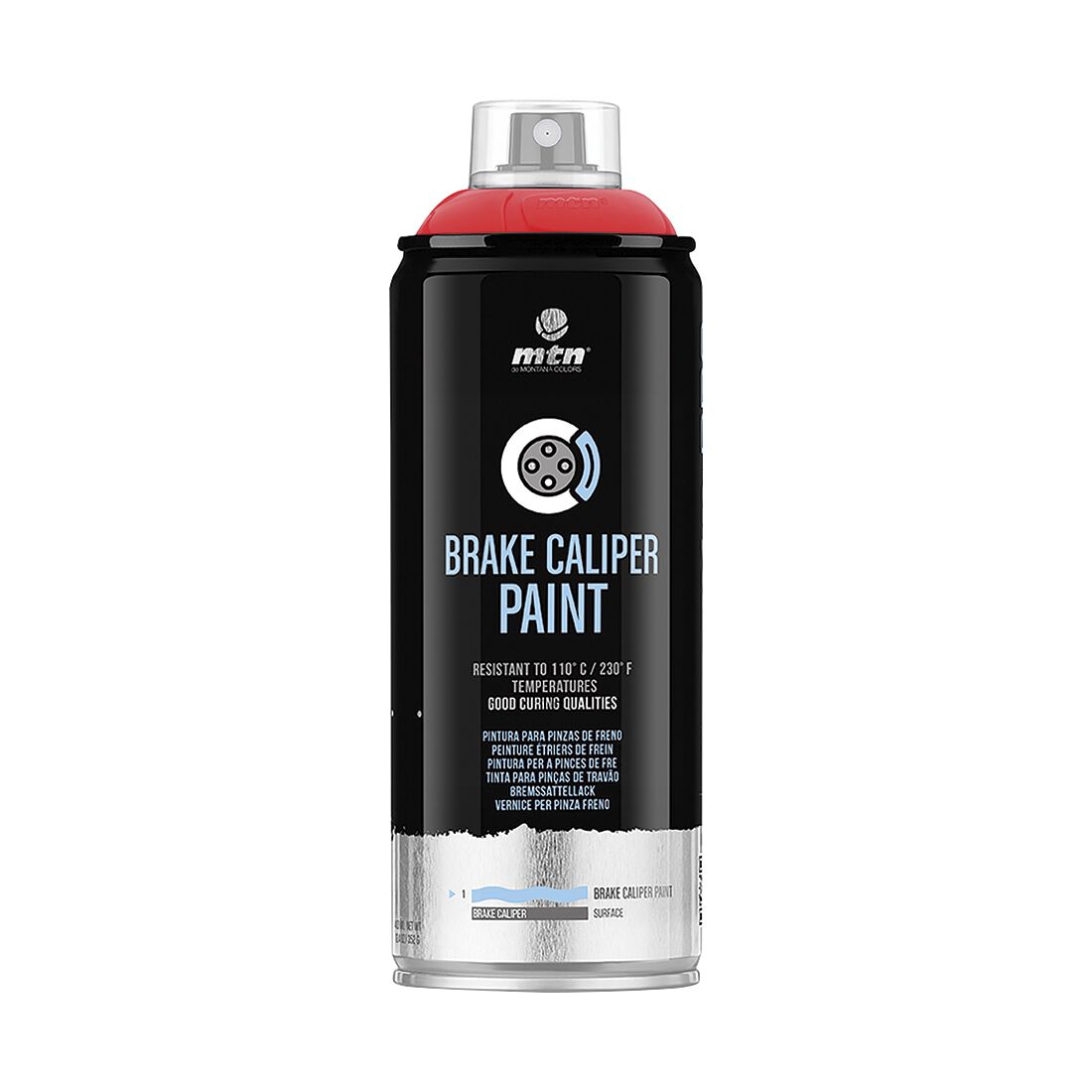 MTN Pro Red Brake Caliper Spray Paint 400mL, , scanz_hi-res