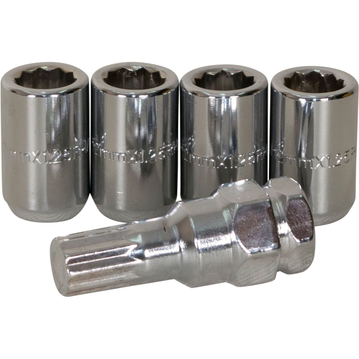 Calibre Lock Nuts SLIMN12125, Slim Tapered, M12x1.25, , scanz_hi-res