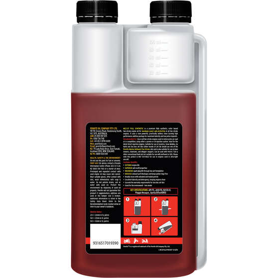 Penrite MC-2 Synthetic Motorcycle Oil - 1 Litre, , scanz_hi-res