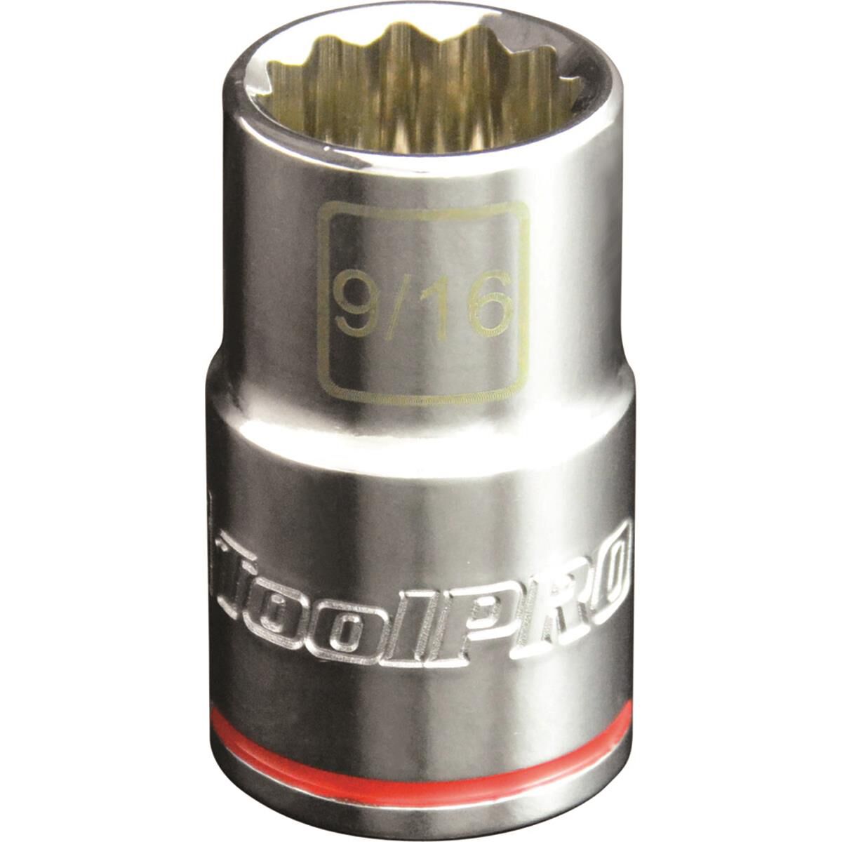 ToolPRO Single Socket 1/2" Drive 9/16", , scanz_hi-res