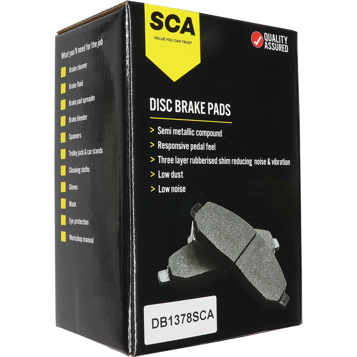 SCA Disc Brake Pads DB1378SCA, , scanz_hi-res