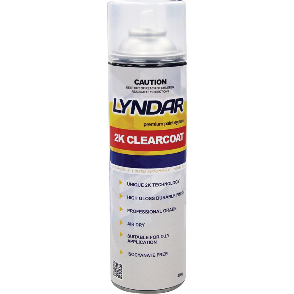 Lyndar 2K Clear Coat Aerosol Paint, 400g Supercheap Auto New Zealand