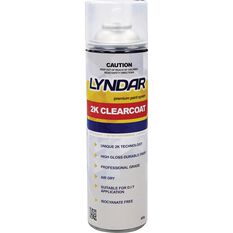Lyndar 2K Clear Coat Aerosol Paint, 400g, , scanz_hi-res