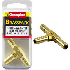Champion Brass Pack T Piece HC11, 3/8", , scanz_hi-res