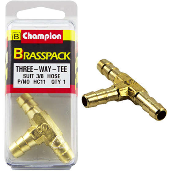Champion Brass Pack T Piece HC11, 3/8", , scanz_hi-res