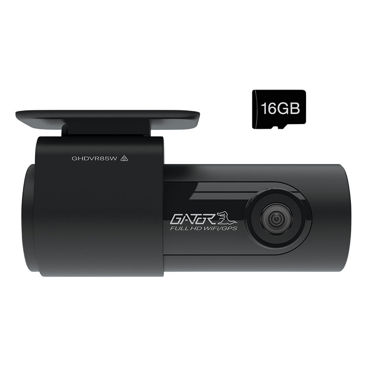 Gator GHDVR85W 1080p Barrel Dash Cam with WiFi + GPS, , scanz_hi-res