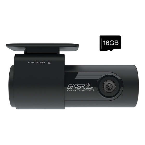 Gator 1080p Barrel Dash Cam with WiFi + GPS GHDVR85W, , scanz_hi-res
