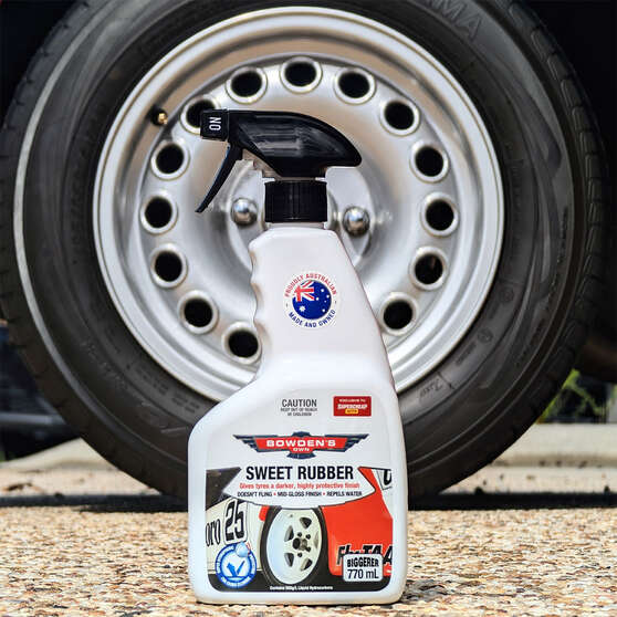 Bowden's Own Sweet Rubber Tyre Dressing 770mL, , scanz_hi-res