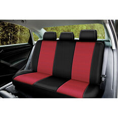 SCA Cord Seat Covers - Red/Black Size 06H Rear Seat, , scanz_hi-res
